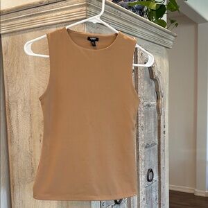 Express Women's Camel Sleeveless Tank Top